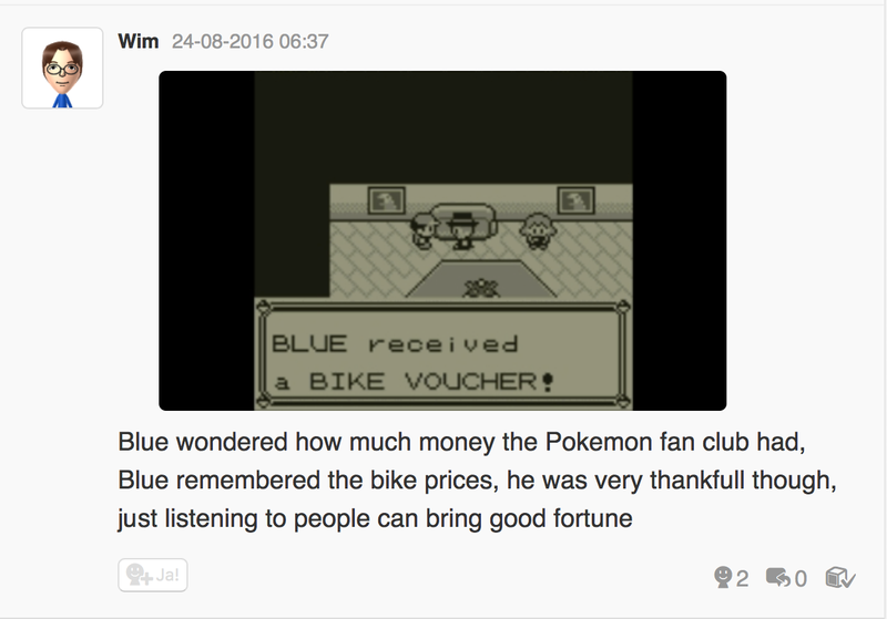 Illustration for article titled Let's play Pokemon Blue, Miiverse style part 4